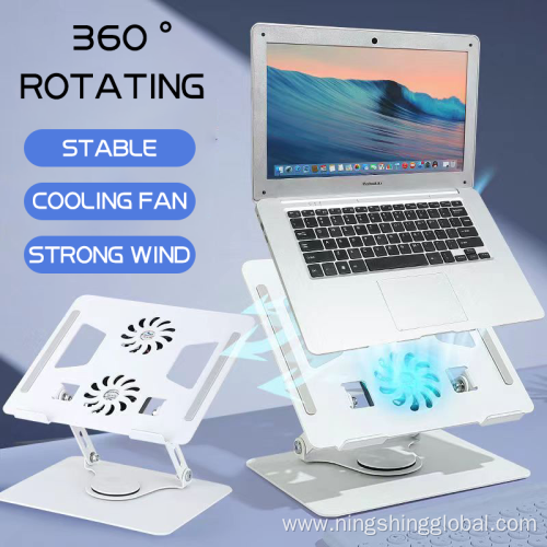 Laptop Stand with 360 Degree Rotation and Height Adjustment